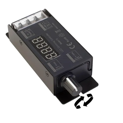 Vista 3 de Interruptor de atenuación LED, interruptor de encendido/apagado, interruptor de atenuación de control manual DC 12v-24v 25A para módulo de tira