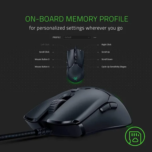 Vista 8 de Razer Viper Mini - Ratón para juegos con cable para PC/Mac