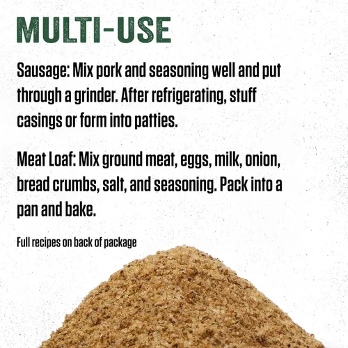 Vista 5 de LEM Productos Condimento Backwoods para salchichas y pastel de carne, ideal para caza silvestre y carne doméstica, temporada de hasta 24 libras