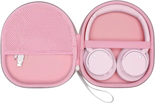 Vista 12 de XANAD Funda compatible con auriculares Sony WH-CH720N WH-CH520 con cancelación de ruido, color negro Compatible with