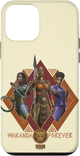 Vista 16 de iPhone 16 Marvel Black Panther: Wakanda Forever Hero Warrior Trio Case