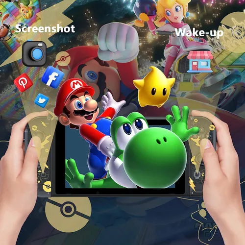 Vista 6 de Joy Pad for Switch Nintendo, Replacement for Switch Controllers with Dual VibrationWake-upScreenshot