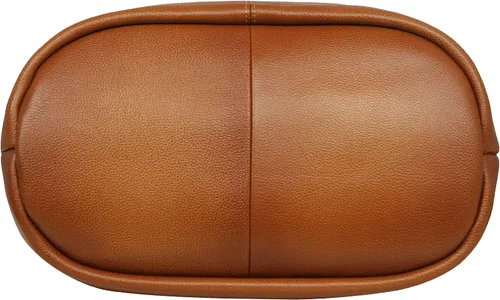 Vista 4 de Iswee - Bolsos de cuero genuino, diseño de hombro Hobo, bolsos para mujer