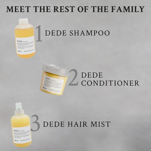 Vista 20 de Davines DEDE/Conditioner, Daily Lightweight Detangling Formula for Fine & Medium Hair - Gentle Mineral-Rich Moisturizing Treatment with Red Celery