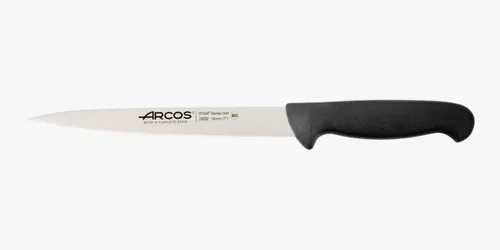 Vista 13 de Arcos Cuchillo de filete de acero inoxidable nitrum de 7 pulgadas. Mango ergonómico de polipropileno y hoja de 7.480 in. Cuchillo afilado