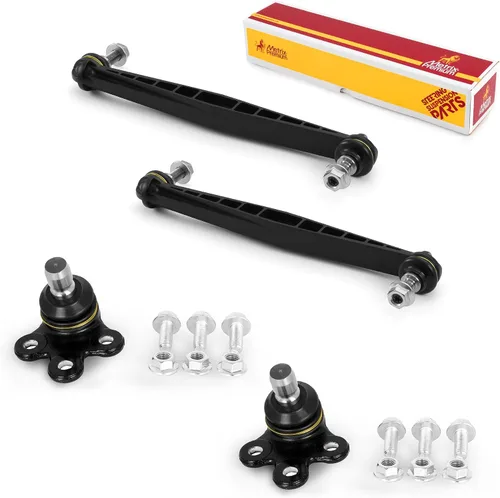 Vista 66 de Metrix Premium Chassis Parts - Juego de 4 piezas de articulación de rótula superior y barra estabilizadora delantera para Ford Ranger RWD 1998-2011