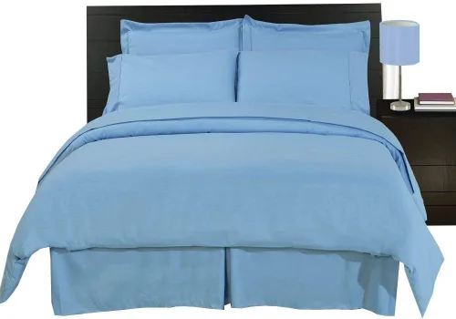 Vista 7 de Royal del Hotel 8pc Full Size bed-in-a-bag Solid Negro 600-thread-count – Comforter Algodón 100% de plumón de ganso siberiano Incluye hojas y funda