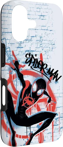 Vista 3 de Marvel Carcasa con graffiti de Spider-Man Into The Spider-Verse para iPhone 17