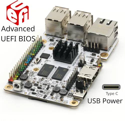 Vista 2 de Libre Computer Batata Sola Placa de Computadora ARM SBC AML-S905X-CC-V2 2GB Alternativa a la PC Pi
