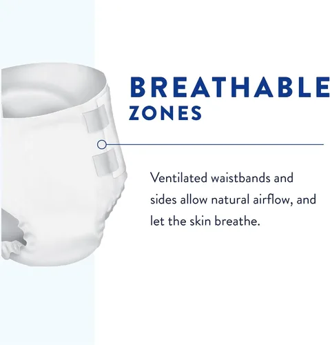 Vista 4 de Prevail Breezers Briefs, Incontinence, Disposable, Ultimate Absorbency, Large, 18 Count, 1 Pack