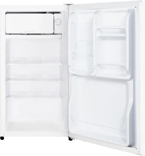 Vista 3 de Magic Chef MCBR350W2 - Refrigerador compacto con descongelación manual, refrigerador pequeño para espacios compactos, 3.5 pies cúbicos, color blanco