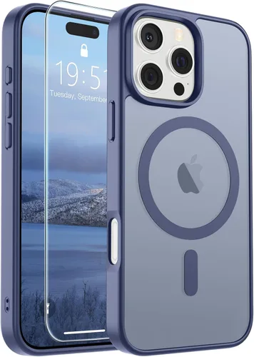 Vista 251 de SUPFINE Funda magnética para iPhone SE 2022 (3ª)/2020 (2ª), iPhone 8 (compatible con MagSafe) (protección contra caídas de grado militar), funda