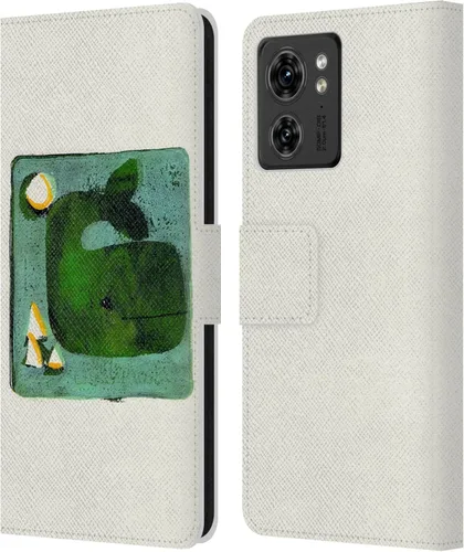 Vista 8 de Head Case Designs Officially Licensed Wyanne Blue Watercolour Bear Animals 2 Leather Book Wallet Case Cover Compatible with Motorola Moto Edge 40