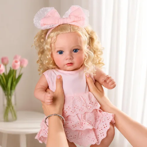 Vista 4 de BABESIDE Reborn Dolls - Muñeca realista de 20 pulgadas con accesorios para JUSS025IBWA-TC
