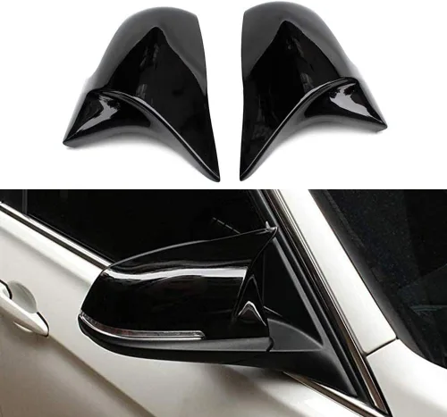 Vista 9 de Tapa de Cubierta de Espejo Retrovisor de Puerta de Repuesto para BMW F20 F22 F23 F30 F31 F32 F33 F36 F87 M2 X1 E84 (Fibra de Carbono)