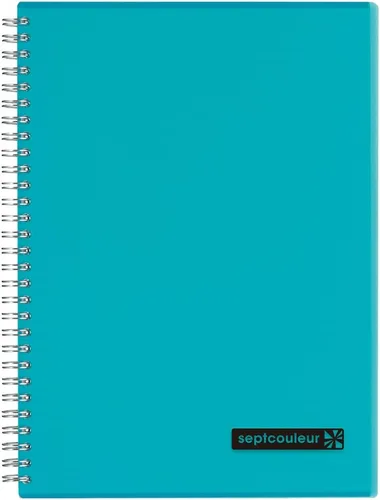 Vista 12 de Maruman Septcouleur - Cuaderno rayado - A5, 5.83 x 8.27 pulgadas, 80 hojas/160 páginas, diario de papel rayado universitario de 0.276 in, espiral