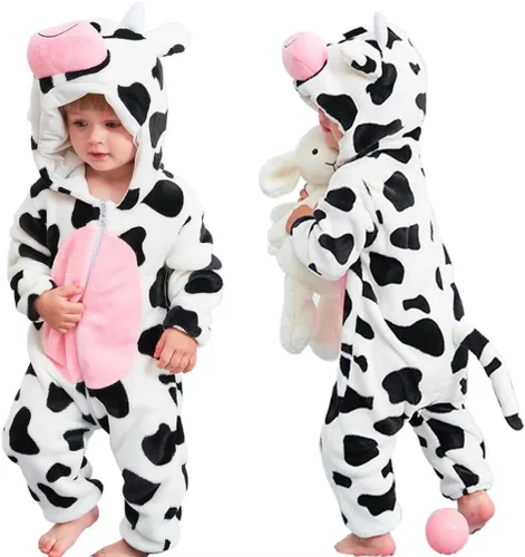 Vista 7 de Disfraz de bebé de Halloween para niños pequeños, rómper, mameluco para niños o niñas, ropa de animales, de 2 a 36 meses