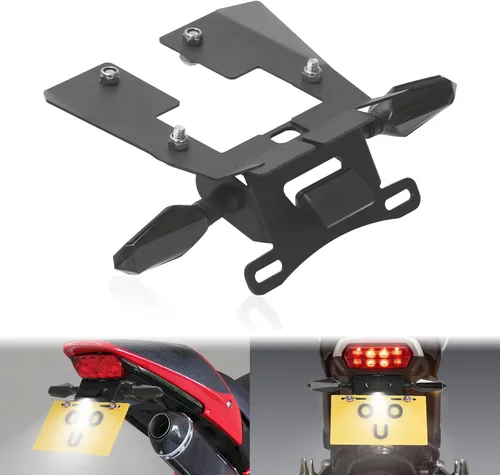 Vista 6 de GROM Kit de eliminación de guardabarros compatible con MSX125 GROM MSX125SF 2016-2020 Soporte de placa de matrícula con señales de giro traseras