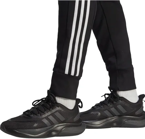 Vista 5 de adidas Essentials - Pantalones de rizo francés con puños de 3 rayas para hombre
