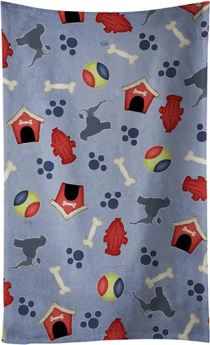 Vista 83 de Caroline's Treasures BB3948KTWL Affenpinscher Dog House Collection - Toalla de cocina para invitados, toalla de baño decorativa para cara, té, paño