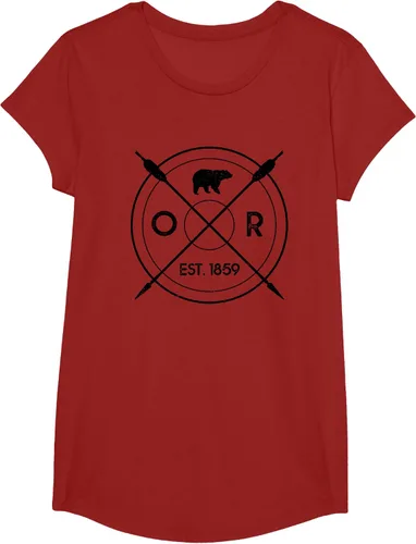 Vista 37 de Oregon Beaver State Bear OR Est. 1859 - Camiseta de regalo, gris, S