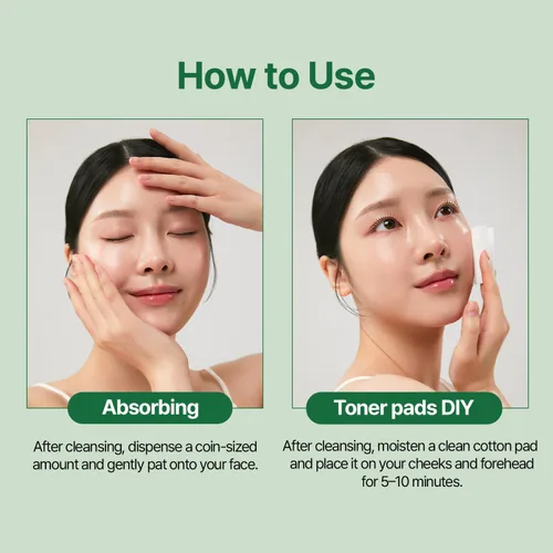 Vista 6 de Mugwort Super Calming Toner - Tónico hidratante coreano para la cara, esencia purificante de artemisa, tónico facial calmante, refrescante para piel