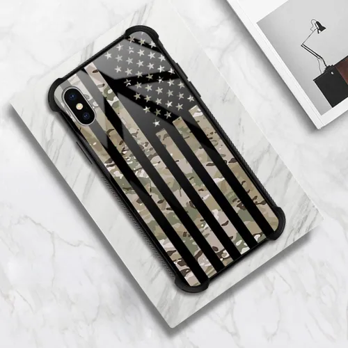 Vista 5 de DJSOK Funda compatible con iPhone XR, diseño con patrón de parachoques trasero, esquinas reforzadas antiarañazos, caver de TPU suave, fundas