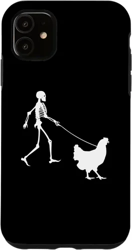 Vista 8 de iPhone 16 Matching Family chicken Skull Costume Halloween Case