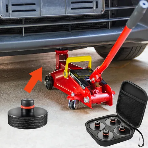 Vista 5 de Almohadilla de gato de elevación compatible con Tesla Modelo 3/Y/S/X 2013-2026 Herramienta de adaptador de almohadilla de goma con bolsa