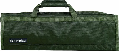 Vista 21 de Funda acolchada para cuchillos con 8 bolsillos de Messermeister, color ciruela, Camuflaje