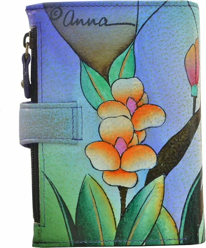 Vista 47 de Anna by Anuschka Cartera de mujer pintada a mano de cuero genuino para mujer