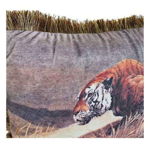 Vista 3 de Cojín DKD Home Decor Aluminio Colonial Selva (2 Unidades) (2 Piezas)