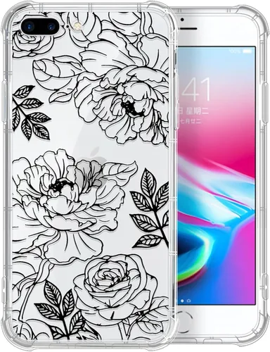 Vista 29 de Funda compatible con iPhone X/Xs, TPU suave, transparente, a prueba de golpes, funda protectora transparente para iPhone X/XS, alpaca