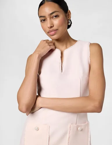 Vista 4 de KARL LAGERFELD Vestido de tweed con bolsillos para mujer