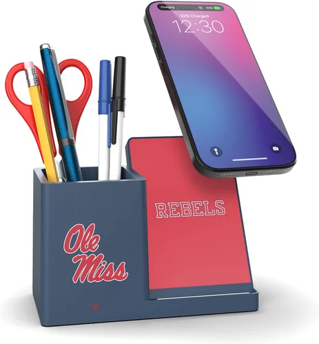 Vista 13 de SOAR NCAA - Soporte de carga inalámbrico unisex para teléfono celular y organizador de escritorio Color del