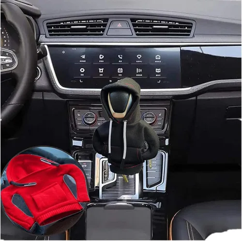 Vista 5 de Funda para palanca de cambios con capucha, decoración de protector de palanca de cambios de 4.7 pulgadas, ajuste universal, accesorio de decoración