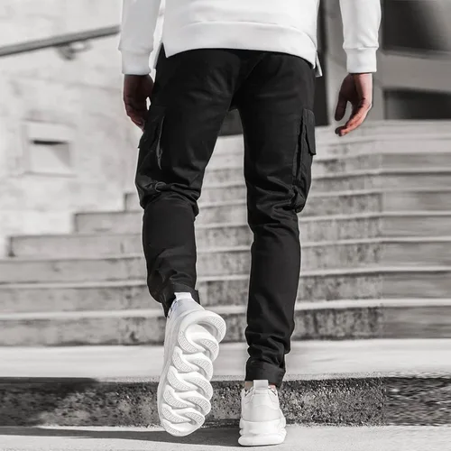 Vista 3 de BEUU Mens Joggers Sweatpants Slim Fit Mens Athletic Jogger Pants, Cargo Workout Gym Training Sweatpants for Men