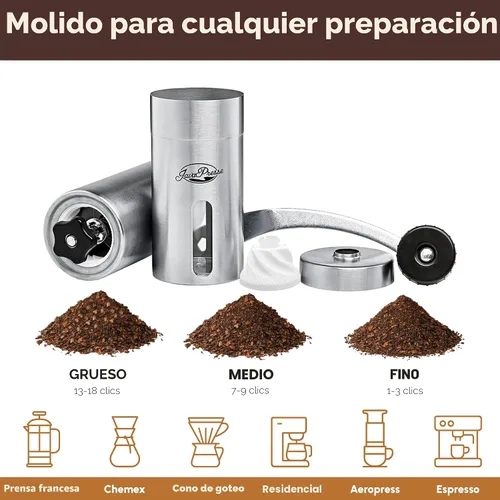 Vista 3 de Molinillo de café manual JavaPresse Coffee Company