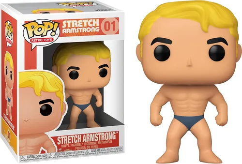 Vista 5 de Stretch Armstro n g: Fun ko P o p ! Retro Toys - Figura de vinilo con 1 protector gráfico compatible (001-51310 - B)