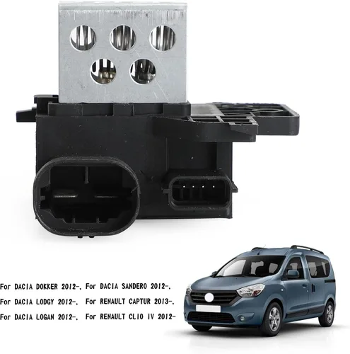 Vista 6 de Topteng Resistencia de relé del motor del ventilador del radiador de coche 255509263R se adapta a DACIA DOKKER 2012+, LODGY 2012+, SANDERO 2012+