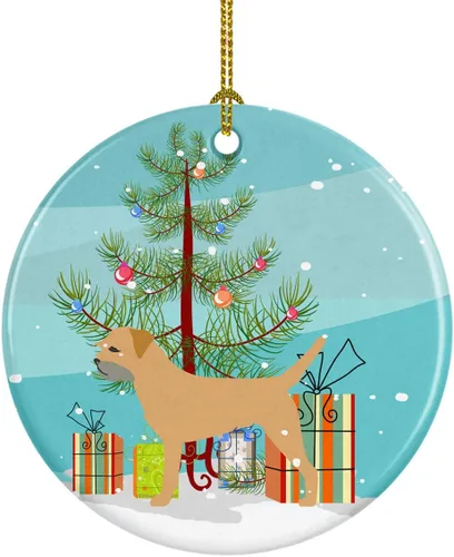 Vista 74 de Caroline's Treasures Cavalier King Charles Spaniel - Adorno de cerámica para árbol de Navidad, decoración colgante para el hogar, Navidad, fiestas