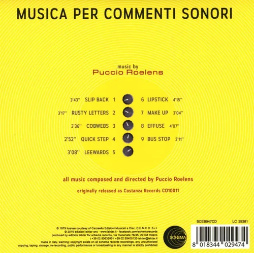 Vista 2 de MUSICA PER COMMENTI SONORI
