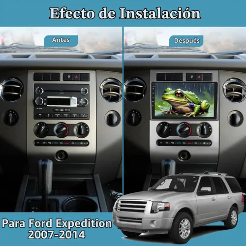 Vista 2 de [2+64G] Radio de coche para Ford Expedition 2007-2014 Carplay y Android
