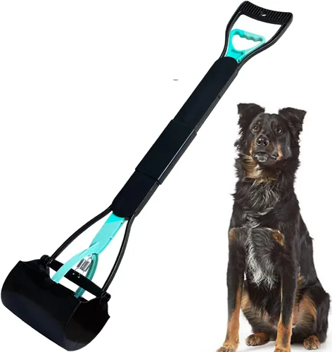 Vista 16 de ienjoyed Recogedor de excrementos de 32 pulgadas de alto, recogedor de excrementos grande para perros, resistente, mango largo y resorte duradero
