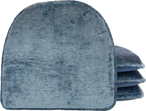 Vista 140 de Klear Vu Raindrop The Gripper - Cojines antideslizantes para silla, suaves y cómodos, almohadillas para asiento, almohadón para cocina, comedor u