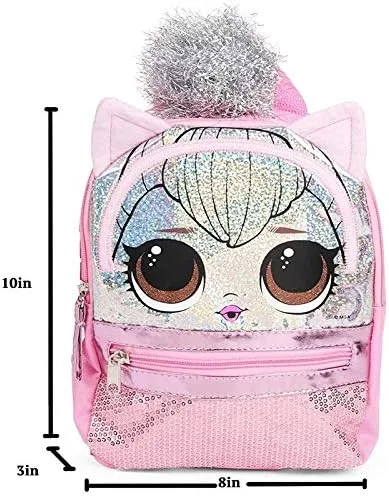 Vista 2 de L.O.L. Surprise! Mini mochila rosa, Rosado, L.o.l Sorpresa! Mini mochila