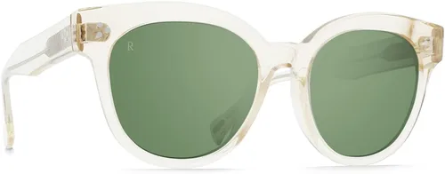 Vista 2 de RAEN Gafas de sol Nikol para mujer, gafas de sol modernas con protección UV, talla 2.047in, Marrón Jengibrepeltre Espejo