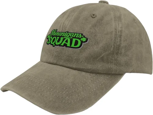 Vista 2 de Mens Ball Caps Ash-Wednesday Cute Baseball Hat for Men Sport Hat Quick Dry shenaniganss Squad Sun Hats