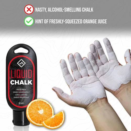 Vista 4 de SURVIVOR Liquid Chalk for Rock Climbing, Weight Lifting, Gymnastics - Liquid Grip for Workout Training - Climbing Chalk & Lifting Chalk for