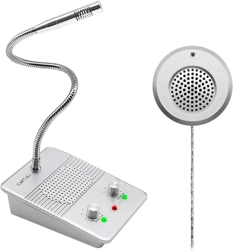 Vista 11 de CallToU Sistema de Intercomunicador con Altavoz de Ventana, Micrófono de Intercomunicación de Dos Vías Antiinterferencia para Hablar a Través